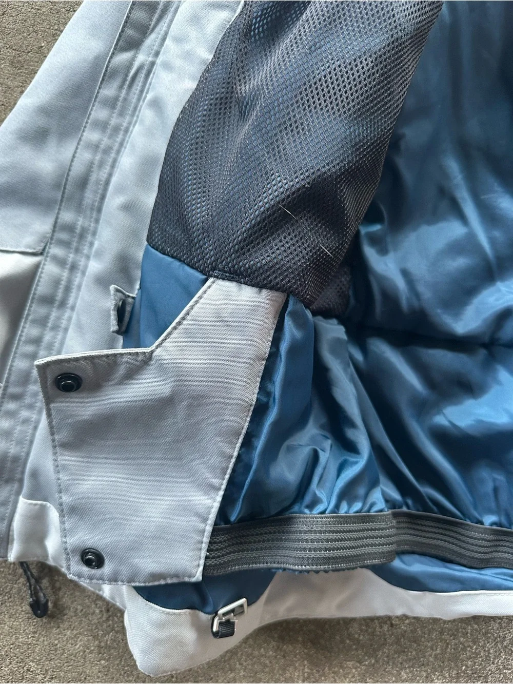 Obermeyer Blue Gray Snow Ski Winter Jacket